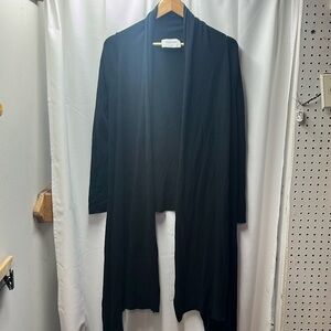 Babaton Black Lightweight Waterfall Hi-Low Cardigan- M